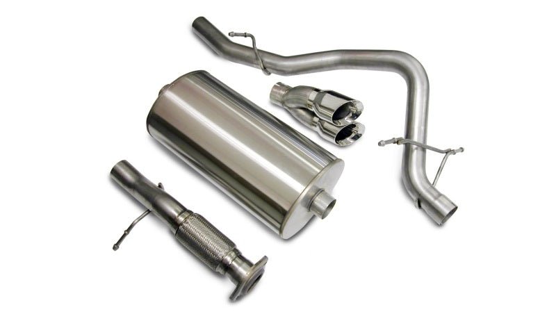 Corsa 07-08 Chevrolet Tahoe 5.3L V8 Polished Sport Cat-Back Exhaust - Crew Original
