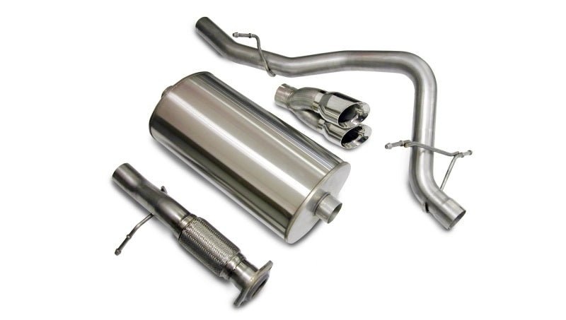Corsa 07-08 Chevrolet Tahoe 5.3L V8 Polished Sport Cat-Back Exhaust - Crew Original