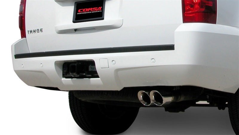 Corsa 07-08 Chevrolet Tahoe 5.3L V8 Polished Sport Cat-Back Exhaust - Crew Original