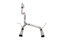Corsa 07-18 Jeep Wrangler JKU 3.6L Sport 2.75in Cat-Back Exhaust w/ Single 4in Tips - Crew Original