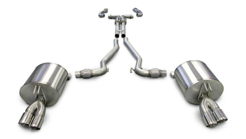 Corsa 08-09 Pontiac G8 GXP 6.0L V8 Polished Sport Cat-Back + XO Exhaust - Crew Original
