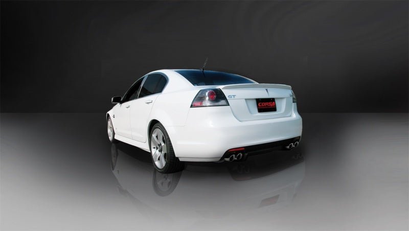Corsa 08-09 Pontiac G8 GXP 6.0L V8 Polished Sport Cat-Back + XO Exhaust - Crew Original