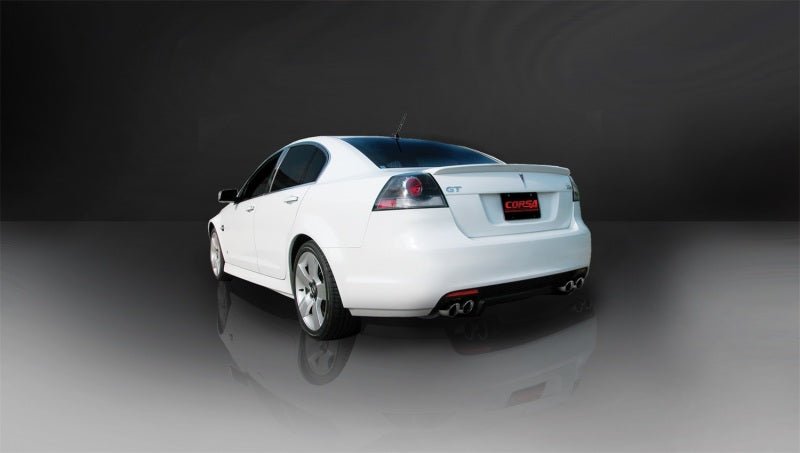 Corsa 08-09 Pontiac G8 GXP 6.0L V8 Polished Sport Cat-Back + XO Exhaust - Crew Original