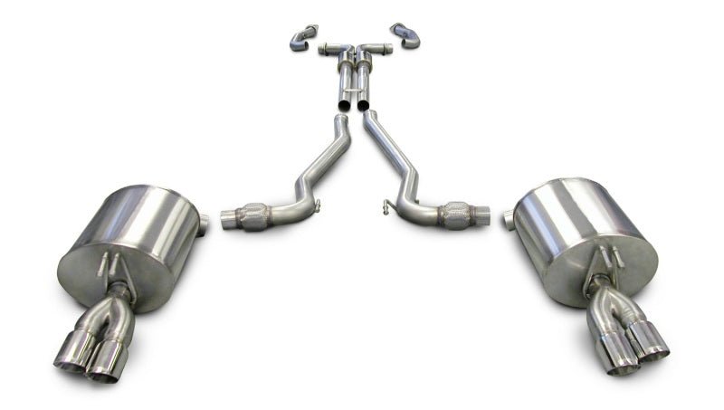 Corsa 08-09 Pontiac G8 GXP 6.0L V8 Polished Sport Cat-Back + XO Exhaust - Crew Original