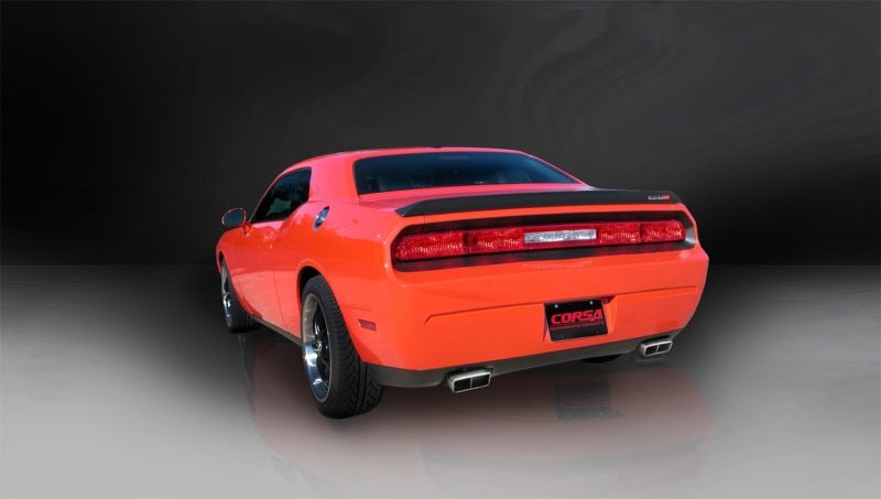 Corsa 08-10 Dodge Challenger SRT-8 6.1L V8 Polished Xtreme Cat-Back Exhaust - Crew Original