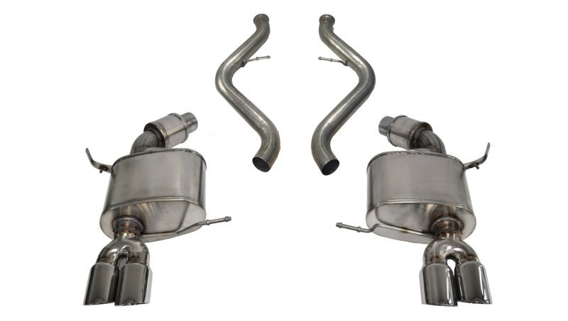 Corsa 08-12 BMW M3 Convertible E93 Polished Sport Cat-Back Exhaust - Crew Original