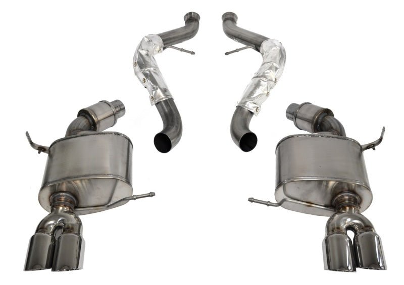 Corsa 08-12 BMW M3 Convertible E93 Polished Sport Cat-Back Exhaust - Crew Original