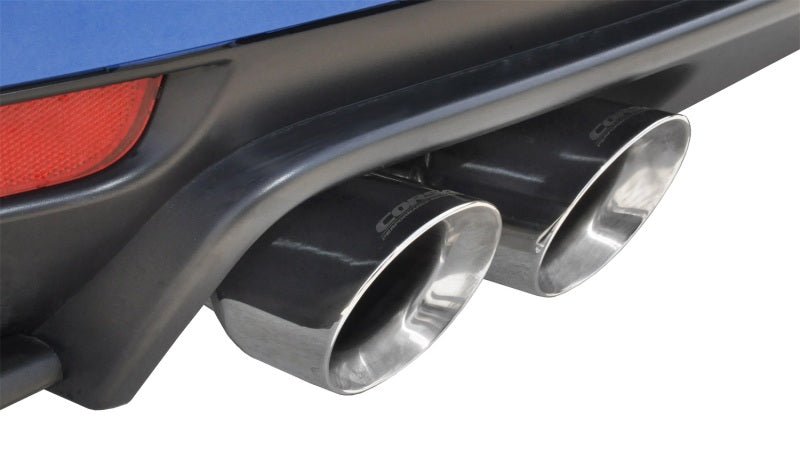 Corsa 08-13 Subaru Impreza Hatchback STI 2.5L Turbo Manual Polished Sport Cat-Back Exhaust - Crew Original