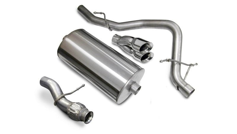 Corsa 09-11 Chevrolet Tahoe 5.3L V8 Polished Sport Cat-Back Exhaust - Crew Original