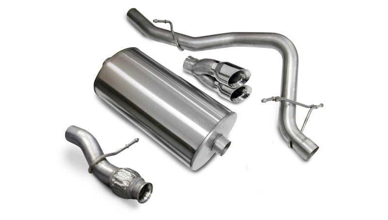 Corsa 09-11 Chevrolet Tahoe 5.3L V8 Polished Sport Cat-Back Exhaust - Crew Original