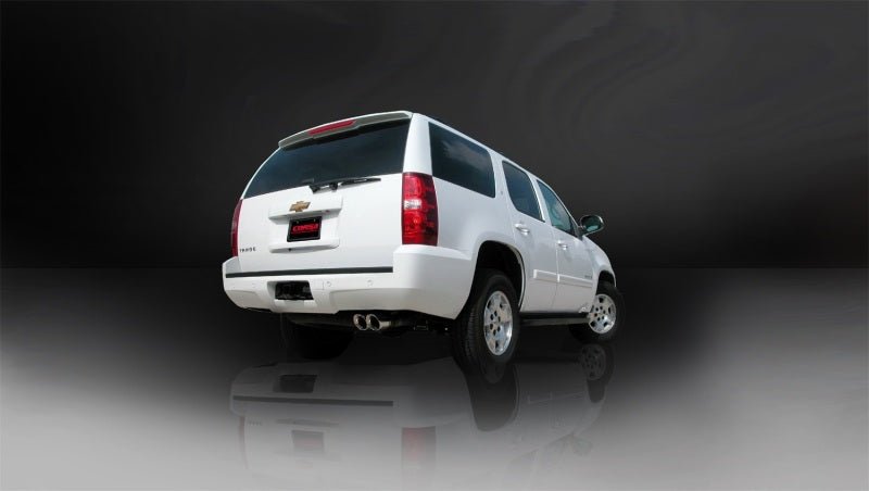 Corsa 09-11 Chevrolet Tahoe 5.3L V8 Polished Sport Cat-Back Exhaust - Crew Original