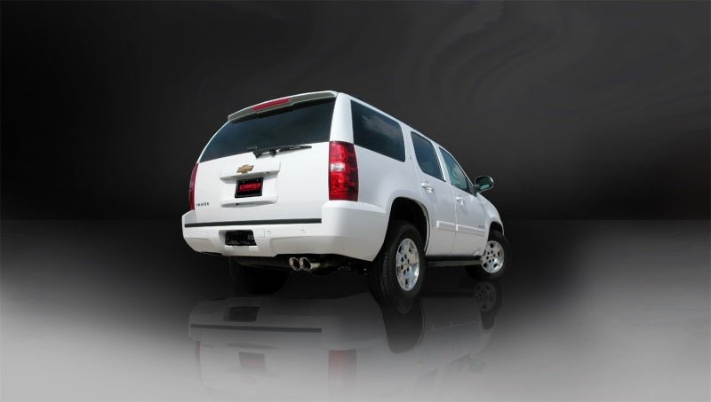 Corsa 09-11 Chevrolet Tahoe 5.3L V8 Polished Sport Cat-Back Exhaust - Crew Original