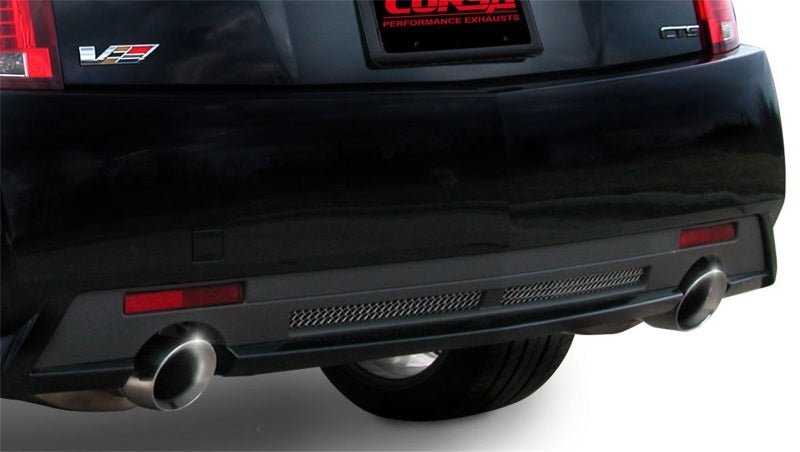 Corsa 09-13 Cadillac CTS Sedan V 6.2L V8 Polished Sport Axle-Back Exhaust - Crew Original