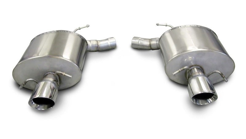 Corsa 09-13 Cadillac CTS Sedan V 6.2L V8 Polished Touring Axle-Back Exhaust - Crew Original