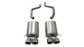 Corsa 09-13 Chevrolet Corvette (C6) 6.2L Polished Xtreme Axle-Back Exhaust w/4.5in Tips - Crew Original