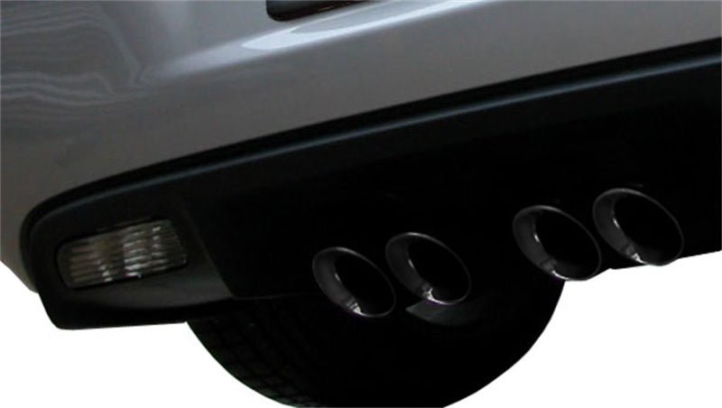 Corsa 09-13 Chevrolet Corvette C6 6.2L V8 Black Sport Axle-Back Exhaust - Crew Original