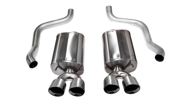 Corsa 09-13 Chevrolet Corvette C6 6.2L V8 Polished Sport Axle-Back Exhaust - Crew Original