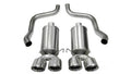 Corsa 09-13 Chevrolet Corvette C6 6.2L V8 Polished Xtreme Axle-Back Exhaust - Crew Original