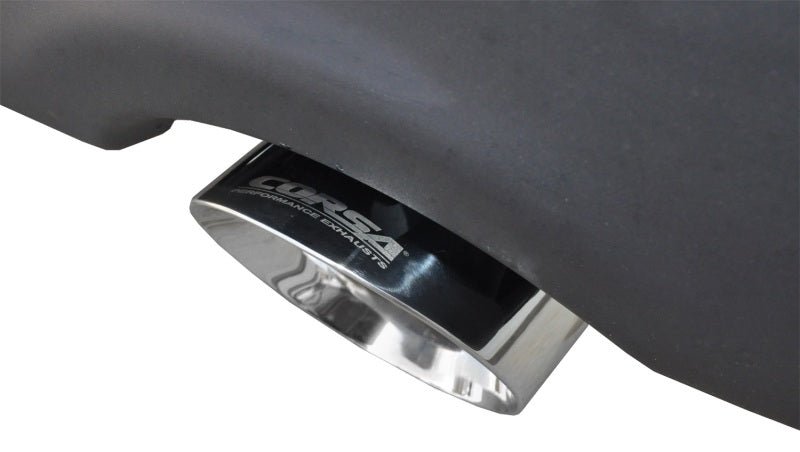 Corsa 09-14 Dodge Ram 1500 4.7L Quad/Crew Cab/Short Bed Polished Dual Exit Cat-Back Exhaust - Crew Original