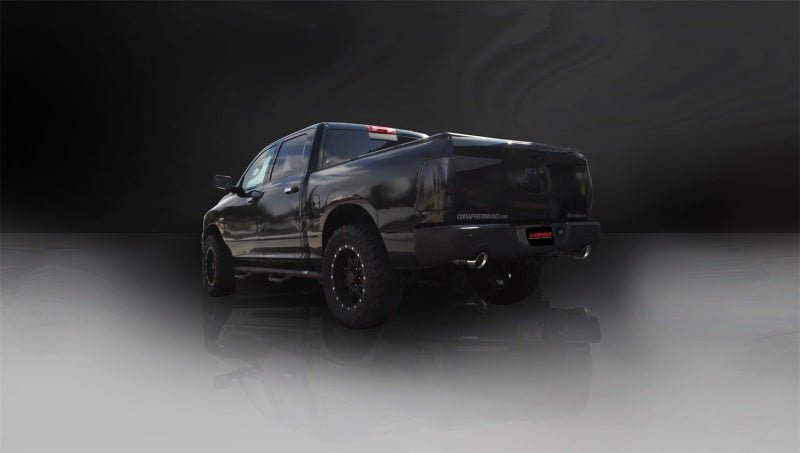 Corsa 09-14 Dodge Ram 1500 4.7L Quad/Crew Cab/Short Bed Polished Dual Exit Cat-Back Exhaust - Crew Original