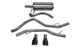 Corsa 09-14 Dodge Ram 1500 4.7L/5.7L V8 Quad/Crew Cab/Short Bed Black Dual Rear Exit Cat-Back Exhaus - Crew Original