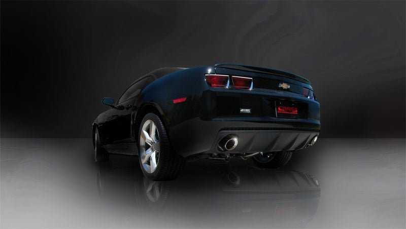 Corsa 10-14 Chevrolet Camaro Convertible SS 6.2L V8 Manual Polished Sport Cat-Back + XO Exhaust - Crew Original