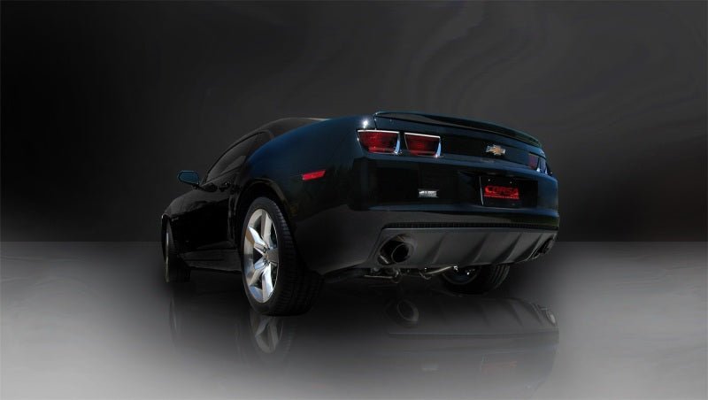 Corsa 10-14 Chevrolet Camaro Coupe SS 6.2L V8 Auto Black Sport Cat-Back + XO Exhaust - Crew Original