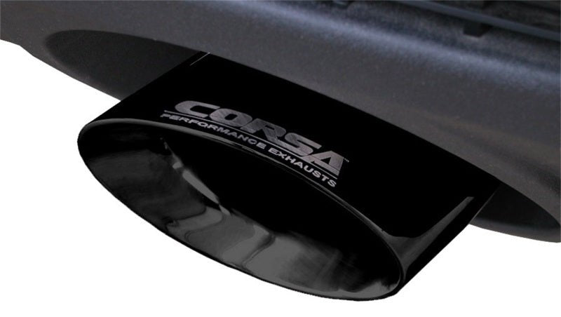 Corsa 10-14 Chevrolet Camaro Coupe SS 6.2L V8 Auto Black Sport Cat-Back + XO Exhaust - Crew Original