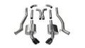 Corsa 10-15 Chevrolet Camaro SS 6.2L V8 Manual Black Xtreme 3in Cat-Back - Crew Original