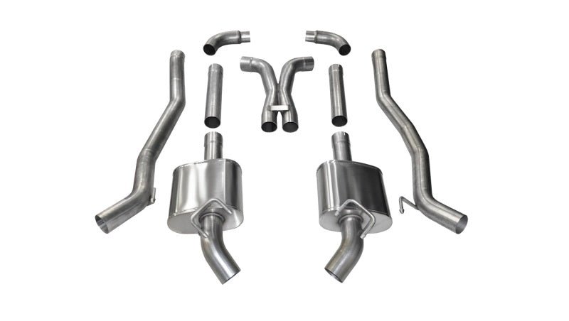 Corsa 10-15 Chevrolet Camaro SS 6.2L V8 Manual Xtreme 3in Cat-Back (No Tips Uses Factory Bezels) - Crew Original