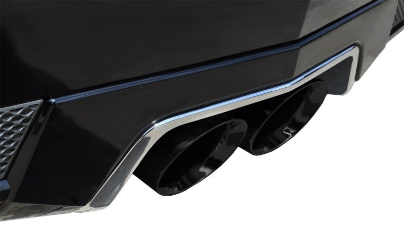 Corsa 11-13 Cadillac CTS Coupe V 6.2L V8 Black Sport Axle-Back Exhaust - Crew Original