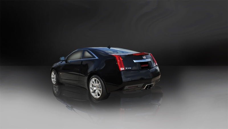 Corsa 11-13 Cadillac CTS Coupe V 6.2L V8 Black Sport Axle-Back Exhaust - Crew Original