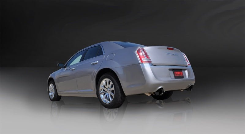 Corsa 11-13 Chrysler 300 R/T 5.7L V8 Black Xtreme Cat-Back Exhaust - Crew Original