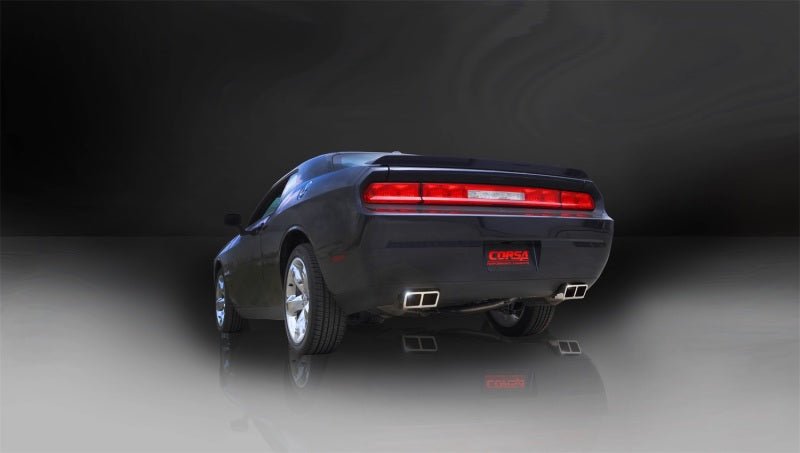 Corsa 11-13 Dodge Challenger R/T 5.7L V8 Polished Xtreme Cat-Back Exhaust - Crew Original