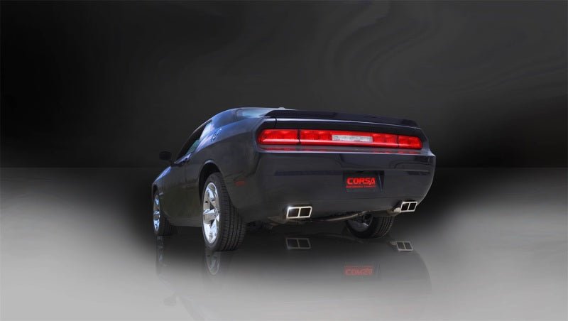 Corsa 11-13 Dodge Challenger R/T 5.7L V8 Polished Xtreme Cat-Back Exhaust - Crew Original