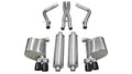 Corsa 11-13 Dodge Charger R/T 5.7L V8 Black Xtreme Cat-Back Exhaust - Crew Original