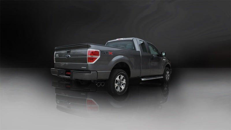 Corsa 11-13 Ford F-150 5.0L V8 Black Sport Cat-Back Exhaust - Crew Original