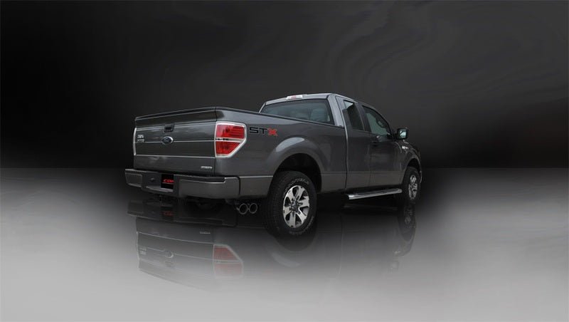 Corsa 11-13 Ford F-150 5.0L V8 Black Sport Cat-Back Exhaust - Crew Original