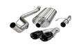 Corsa 11-13 Ford F-150 5.0L V8 Black Sport Cat-Back Exhaust - Crew Original
