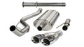 Corsa 11-13 Ford F-150 Raptor 6.2L V8 145in Wheelbase Polished Xtreme Cat-Back Exhaust - Crew Original