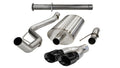 Corsa 11-14 Ford F-150 Raptor 6.2L V8 133in Wheelbase Black Xtreme Cat-Back Exhaust - Crew Original
