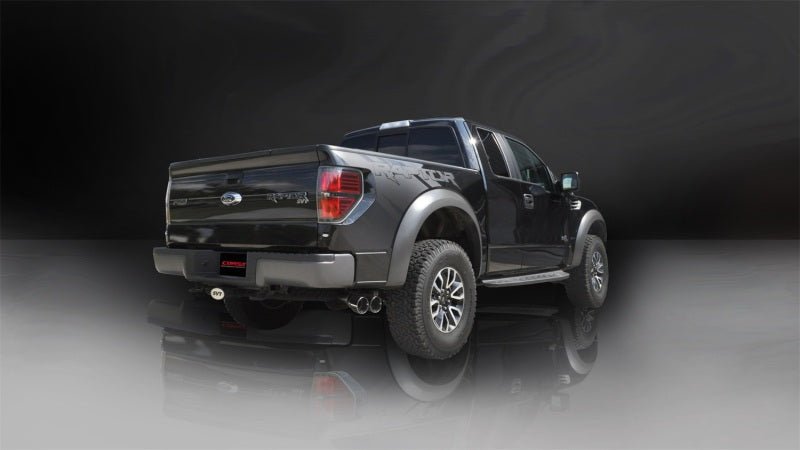 Corsa 11-14 Ford F-150 Raptor 6.2L V8 144in Wheelbase Xtreme Cat-Back Resonator Delete Kit Exhaust - Crew Original