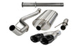 Corsa 11-14 Ford F-150 Raptor 6.2L V8 145in Wheelbase Black Xtreme Cat-Back Exhaust - Crew Original