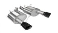 Corsa 11-14 Ford Mustang GT/Boss 302 5.0L V8 Black Xtreme Axle-Back Exhaust - Crew Original