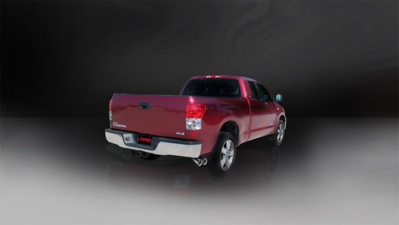 Corsa 11-14 Toyota Tundra Double Cab/Crew Max 5.7L V8 Polished Sport Cat-Back Exhaust - Crew Original