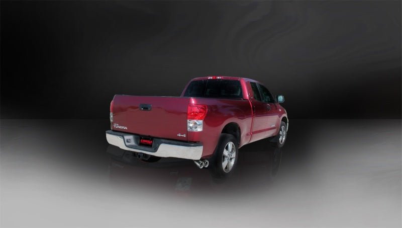 Corsa 11-14 Toyota Tundra Double Cab/Crew Max 5.7L V8 Polished Sport Cat-Back Exhaust - Crew Original