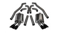 Corsa 12-13 Chevrolet Camaro Coupe ZL1 6.2L V8 Black Sport Cat-Back + XO Exhaust - Crew Original