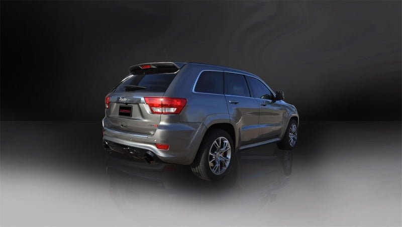 Corsa 12-14 Jeep Grand Cherokee 6.4L V8 Black Sport Cat-Back Exhaust - Crew Original
