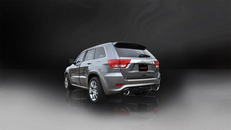 Corsa 12-14 Jeep Grand Cherokee 6.4L V8 Polished Sport Cat-Back Exhaust - Crew Original