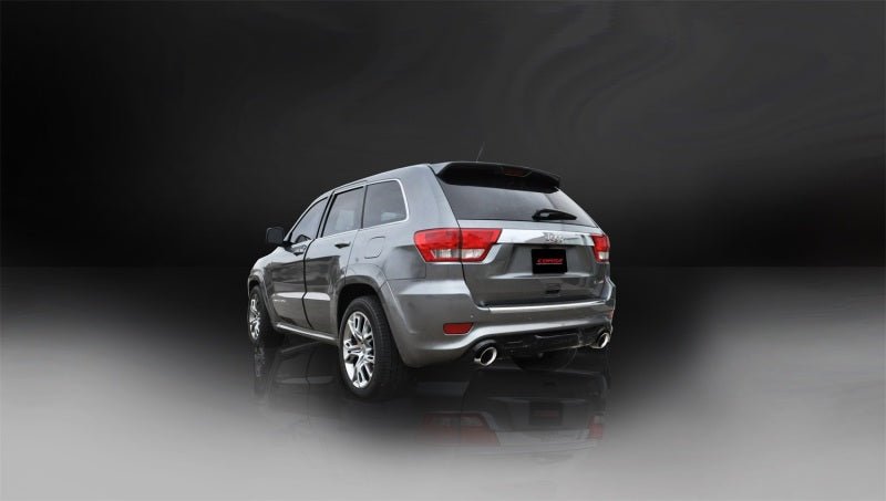 Corsa 12-14 Jeep Grand Cherokee 6.4L V8 Polished Sport Cat-Back Exhaust - Crew Original